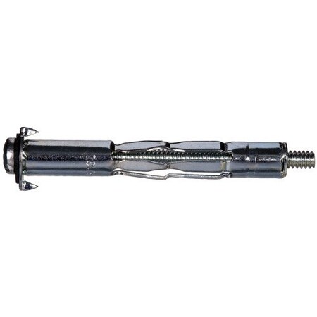 Hillman Screw Anchor, 2-3/4" L, Steel, 6 PK 5014